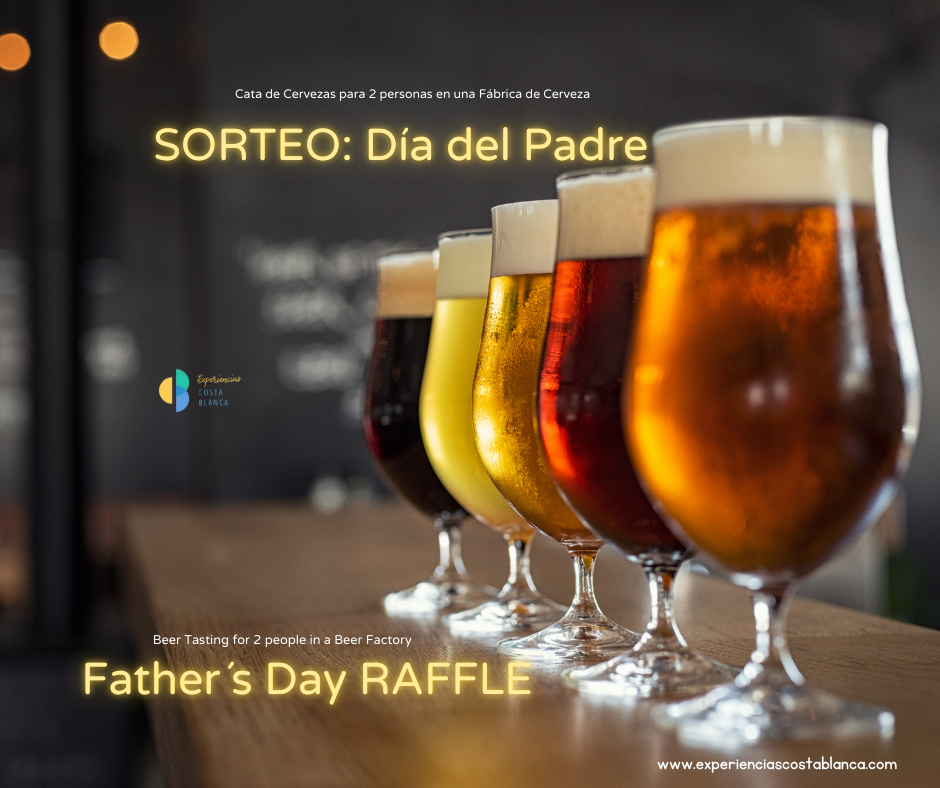 SORTEO: Día del PADRE - Cata de Cervezas artesanales con Maridaje en una Fábrica de Cerveza para 2 personas🍺🍺 con www.experienciascostablanca.com